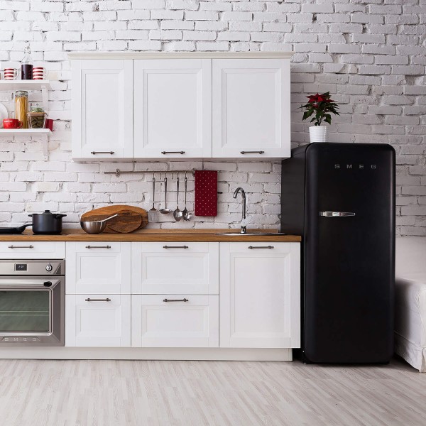 smeg Kühlschrank "50's Retro Style" FAB28 (Schwarz) Tür rechts