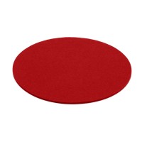 Filz-Untersetzer rund - 12 cm (Rot) von HEY-SIGN