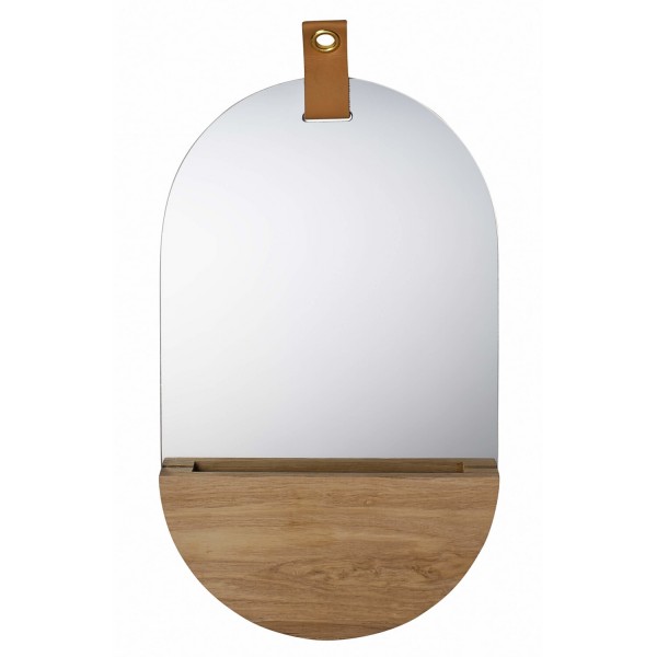 Spiegel oval "ZUHAUSE - Schöne Aussichten" von räder Design