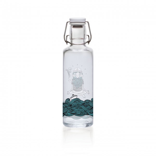 Be water: Trinkflasche von Soulbottles