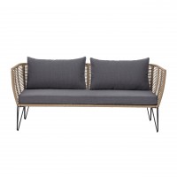 Bloomingville Sofa / Sitzbank "Mundo" (Braun)