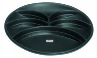 Stöckli Fondueteller "Noir" im 6er-Set - 26 cm (Schwarz)