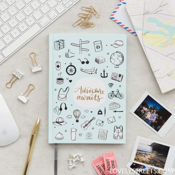 Notizbuch "Lovely Streets" Sketch the world adventure awaits von mr. wonderful*
