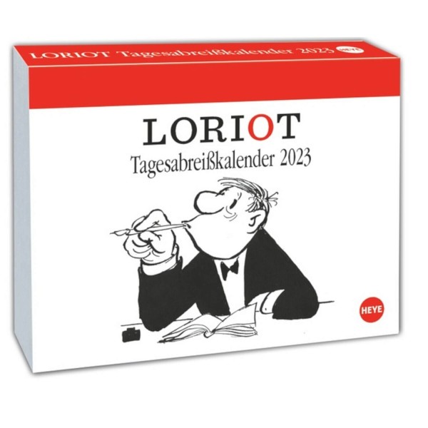 Tagesabreißkalender 2023 "Loriot" von Heye