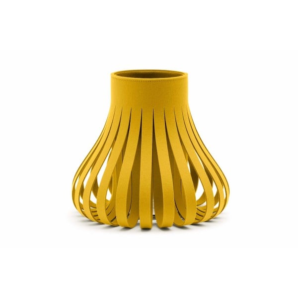 Filz-Vase "Enya" - 30x31 cm (Gelb/Curry) von HEY-SIGN