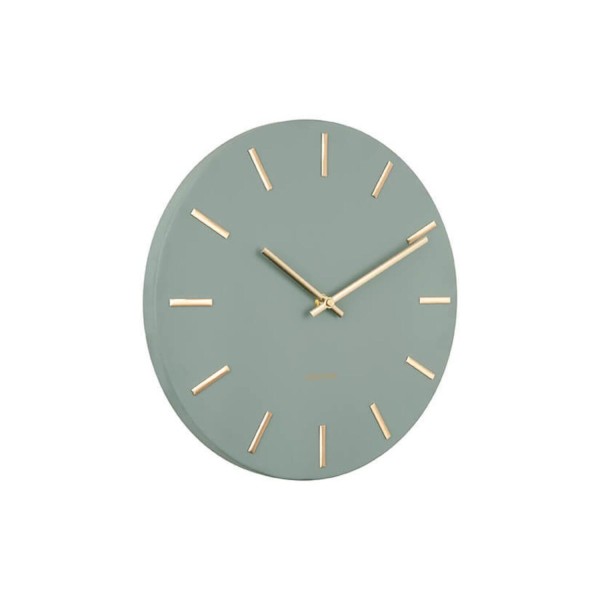 Wanduhr "Charm" (Dschungelgrün) von Karlsson by Present Time