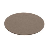 Filz-Untersetzer rund - 10 cm (Graubraun/Taupe) von HEY-SIGN