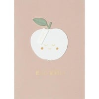 Früchtchen-Karte "Apfel" (Rosa/Weiß) von räder Design