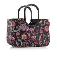Reisenthel Loopshopper Frame "Paisley Black" - L (Schwarz)