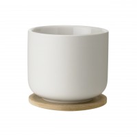 Stelton Teebecher mit Untersetzer "Theo" (Sand)