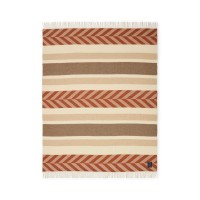 Plaid "Heringbone" - 130x170 cm (Braun) von Lextington