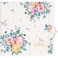 GreenGate Stoffserviette mit Spitze "Laura" (White)