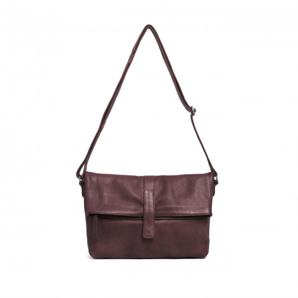 Sticks and Stones Tasche "Sierra" (Burgundy) - Pflanzlich gegerbtes Rindsleder