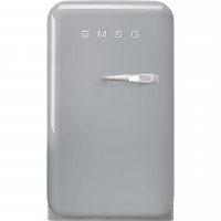 smeg Minibar "50's Retro Style" FAB5 (Polarsilber Metallic) Tür links