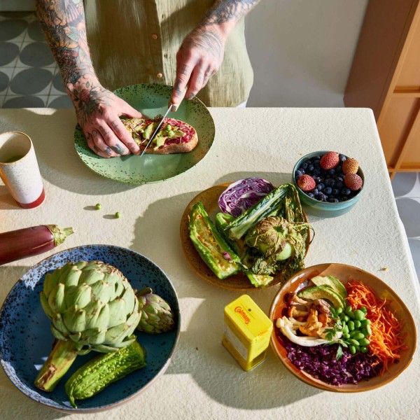 Dessertteller "70s ceramics" im 2er-Set (Kiwi) von HKliving