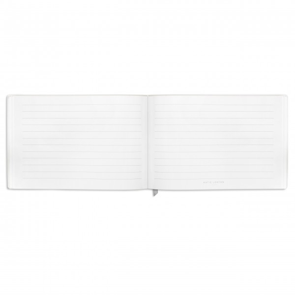 Katie Loxton Gästebuch (metallic white)