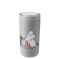 Stelton Thermobecher "To-Go Click" - 400 ml (Hellgrau Moomin)