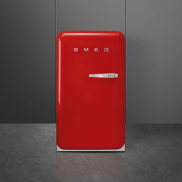 smeg Happy Homebar "50's Retro-Style" FAB10 mit Türanschlag links (Rot)