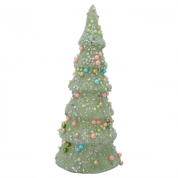 GreenGate "Tannenbaum mit Perlen" (Green) - Klein