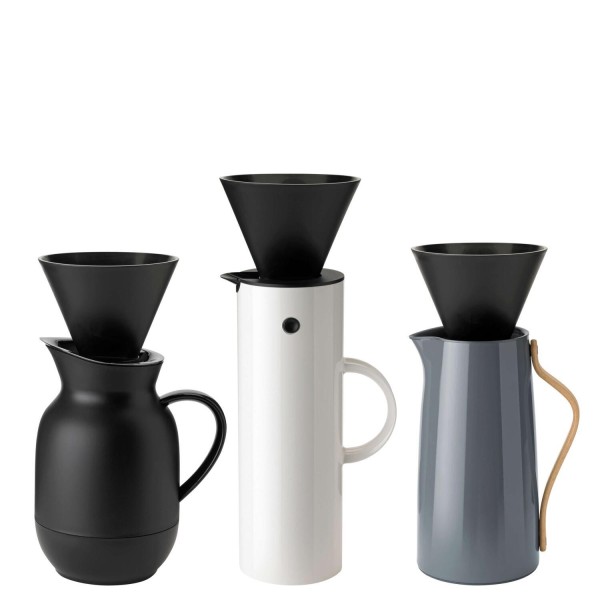 Stelton Filterhalter für Isolierkanne - 13,5x14,2 cm (Schwarz)