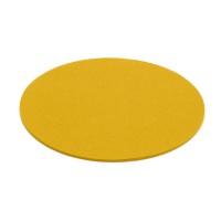 Filz-Untersetzer rund - 10 cm (Gelb/Curry) von HEY-SIGN