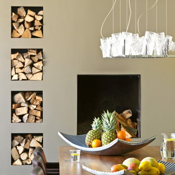 Schale "Lines" - 35x66x12cm (Silber) von fleur ami