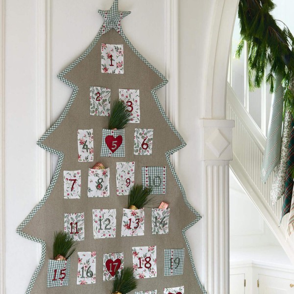 GreenGate Adventskalender zum Befüllen "Leonora Weihnachtsbaum"