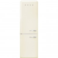 smeg Kühl-/Gefrierkombination "50's Retro Style" FAB32 mit Türanschlag links (Creme)