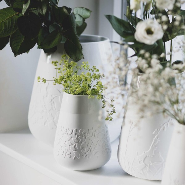 Poesievase "LIVING - Blumenwiese" - 18cm (Weiß) von räder Design