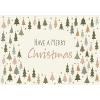 Ib Laursen Metallschild "Have a Merry Christmas" - 20x14 cm (Beige/Bunt)