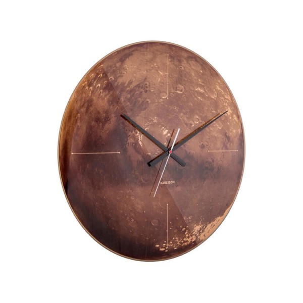 Wanduhr "Mars" (Kupfer) von Karlsson by Present Time