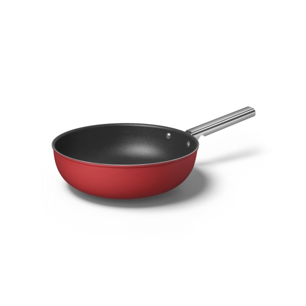 smeg Wok "50's Retro Style" - ø 30 cm (Rot)