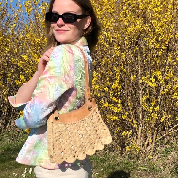 Bast-Tasche "Ruth" (Natural) von CURRY