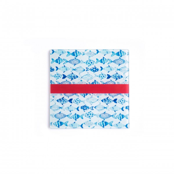 Vielseitig einsetzbare Küchenglasplatte "Fish" von Remember