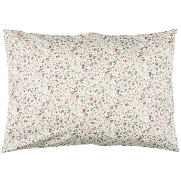Ib Laursen Kissenbezug mit Blumen - 60x40cm (Faded Rose/Creme)