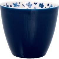 GreenGate Latte Cup "Dahla" - 10x9 cm (Blau)