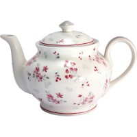 GreenGate Teekanne "Emberly" - 1 l (Weiß)