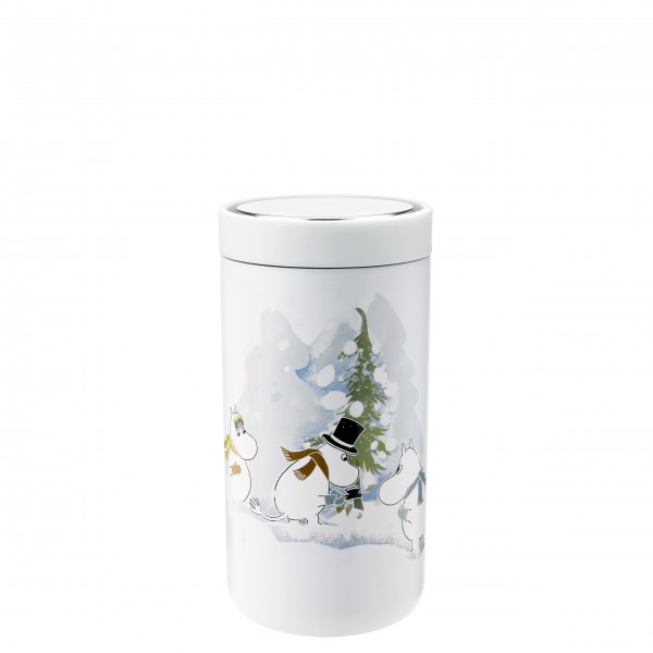 Stelton To-Go Becher "Click - Moomin" - 0,2L (Weiß)