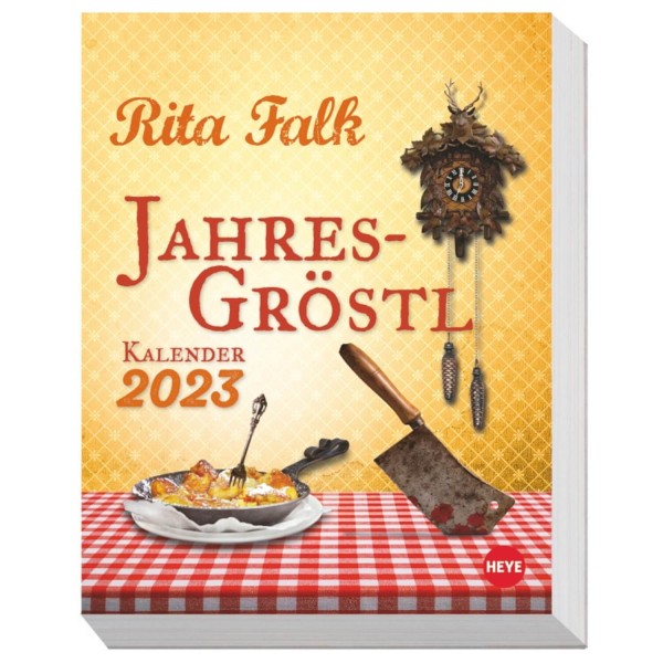 Tagesabreißkalender 2023 "Rita Falk Jahres-Gröstl" von Heye