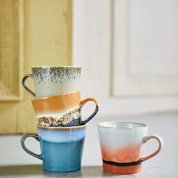 Kaffeetasse "70s ceramics" (Fire) von HKliving