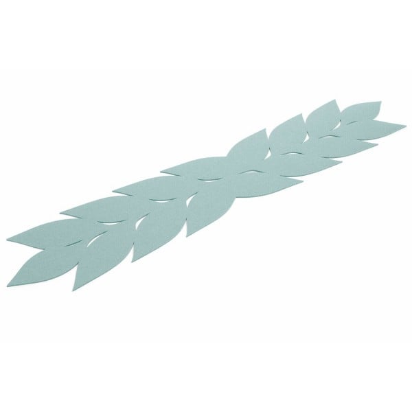 Filz-Tischläufer "Leaf" - 150x30 cm (Aqua/Hellblau) von HEY-SIGN
