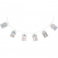 GreenGate Girlande Flaggen "Ellison" (Pale pink)