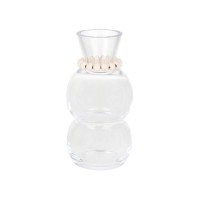 Vase "Kupla Narrow" aus Glas - 14 cm (Beige) von aarikka