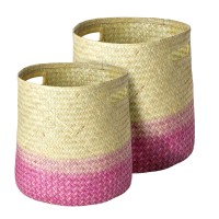 rice Aufbewahrungskorb "Gradient" (Pink) im 2er-Set