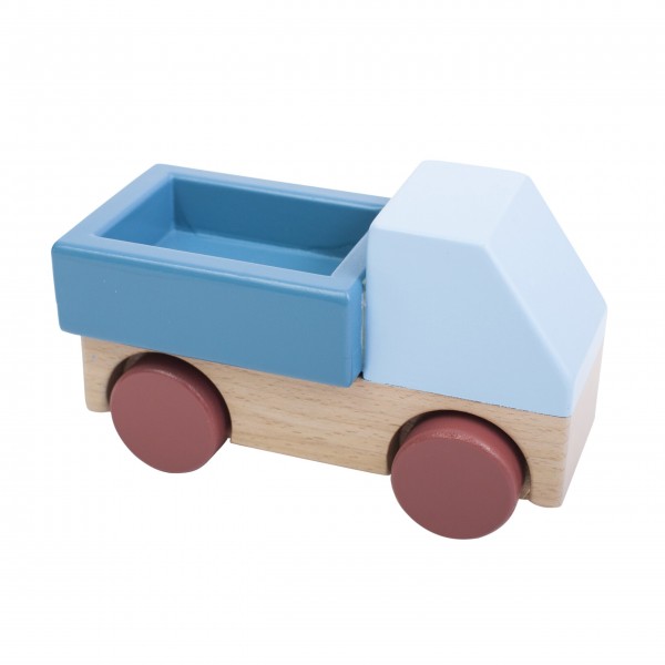 Wagen aus Holz - Blau von Sebra