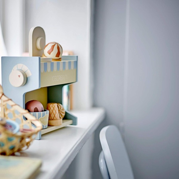 Bloomingville MINI Eisstand "Vallie" im 8er-Set (Blau)