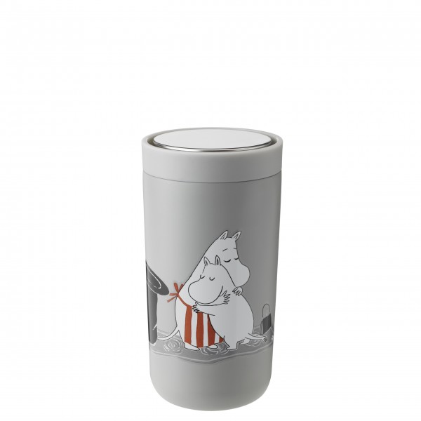 Stelton Thermobecher "To-Go Click - Moomin" - 200 ml (Hellgrau)