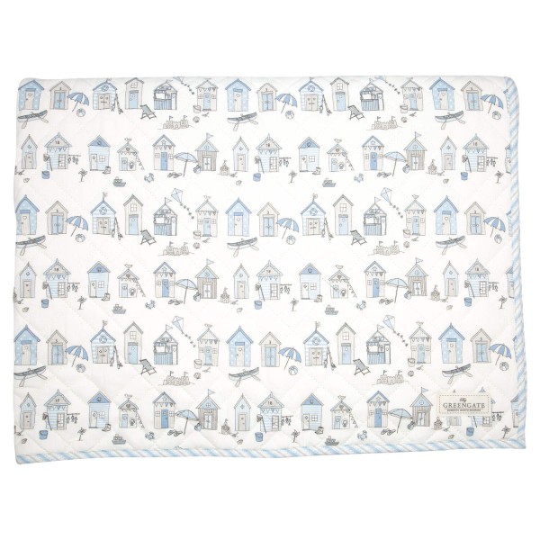 GreenGate Kinder-Bettbezug "Ellison" (Pale blue) - 120x120cm