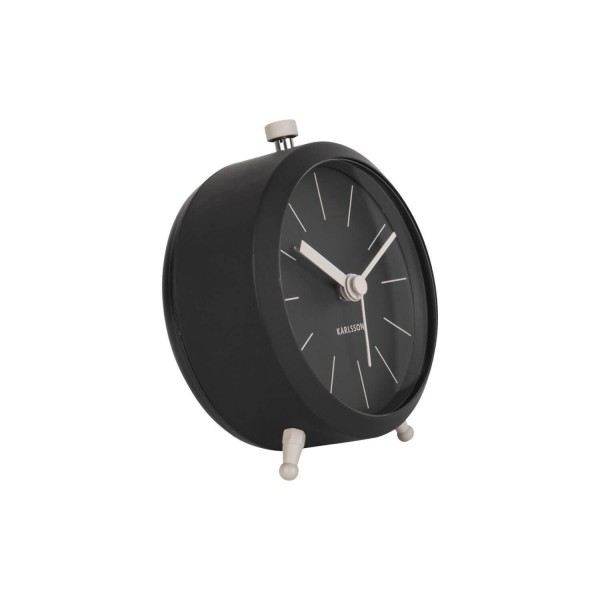 Wecker "Button" (Schwarz) von Karlsson by Present Time