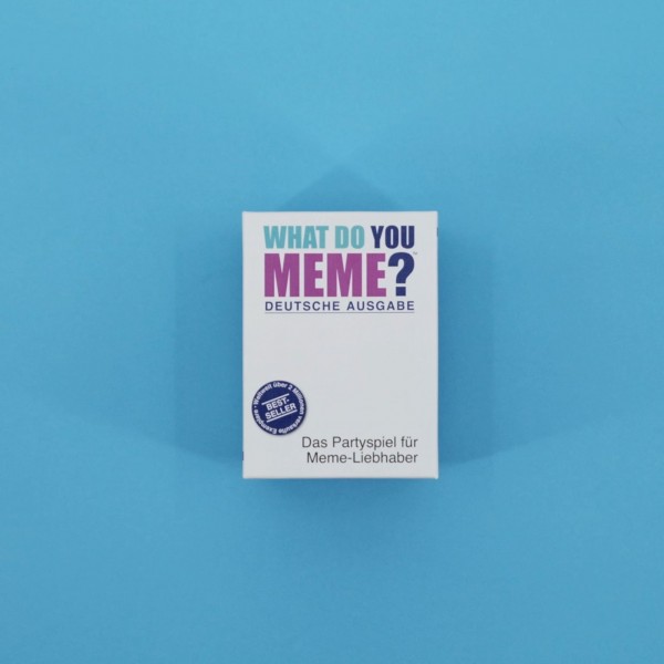 "What do you meme?" Party-Kartenspiel 18+ von HUCH! - Erweiterungskarten#1 (deutsche Ausgabe) "What do you meme?" Party-Kartenspiel 18+ von HUCH! - Erweiterungskarten#1 (deutsche Ausgabe)